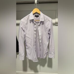 Banana republic S dress shirt purple stripes